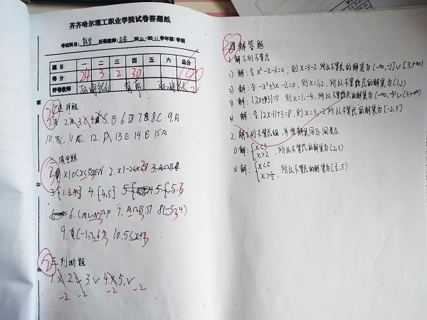 图2：规范的试卷批阅展示.jpg